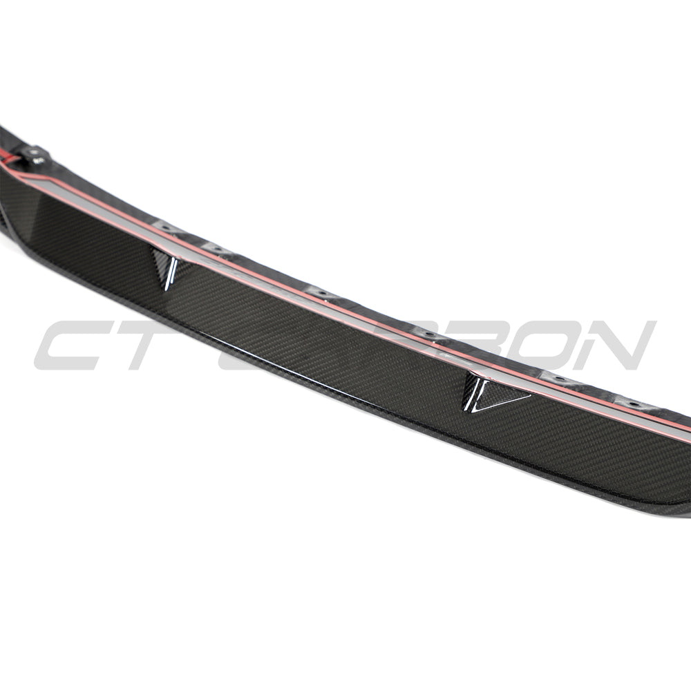 BMW F95 X5M 2019-2022 pre-LCI carbon fiber full kit by CT Carbon, featuring a splitter visible on the front of the vehicle.
