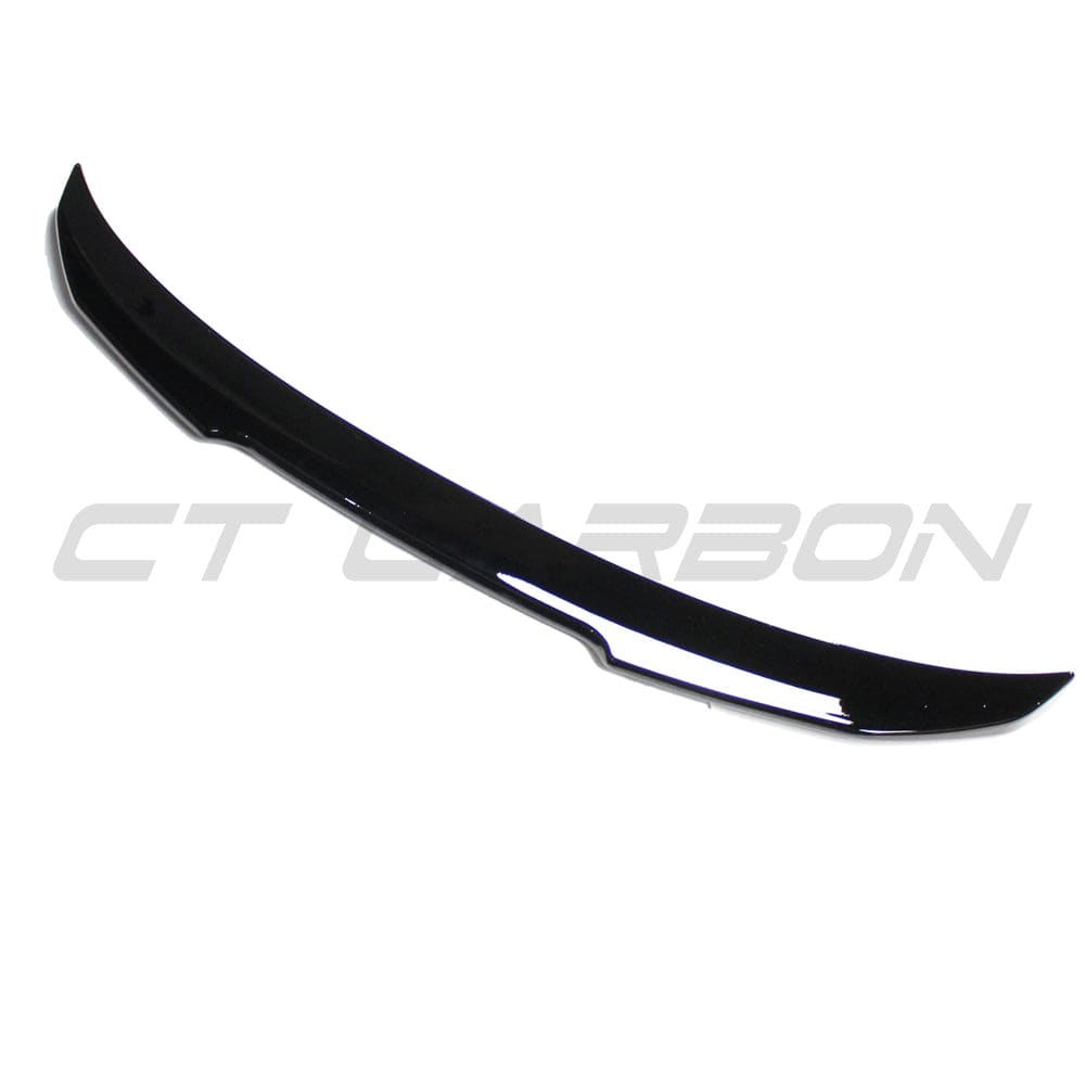 BMW G20 3 Series Pre-LCI 2018-2022 gloss black exhaust kit with round tips by CT Carbon, shown installed on the vehicle.