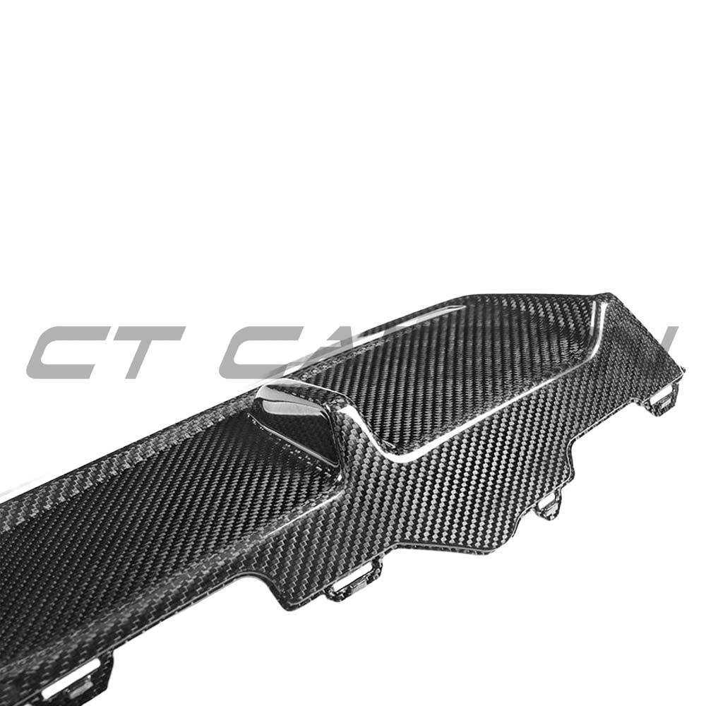 BMW G42 2 Series 2022+ carbon fibre diffuser kit by CT Carbon, featuring V4 design and lightweight, aerodynamic carbon fibre components.