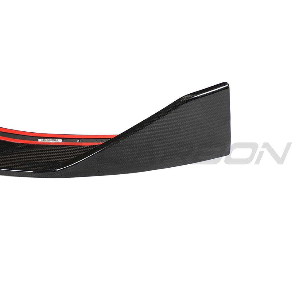 BMW G42 2 Series 2022+ full carbon fibre kit by CT Carbon, featuring a carbon fibre splitter on a sleek sports car.