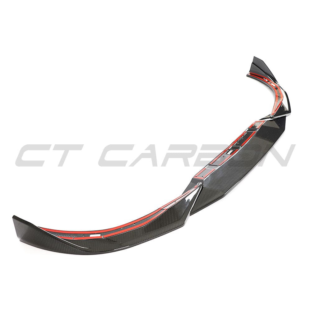 BMW G42 2 Series 2022+ full carbon fibre kit including splitter, designed by CT Carbon, showcasing lightweight, high-performance car accessories.