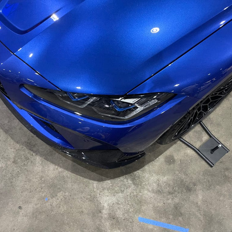 BMW G82 M4 full carbon fiber kit by CT Design, including hood, roof, trunk, and side skirts with carbon fiber finish.
