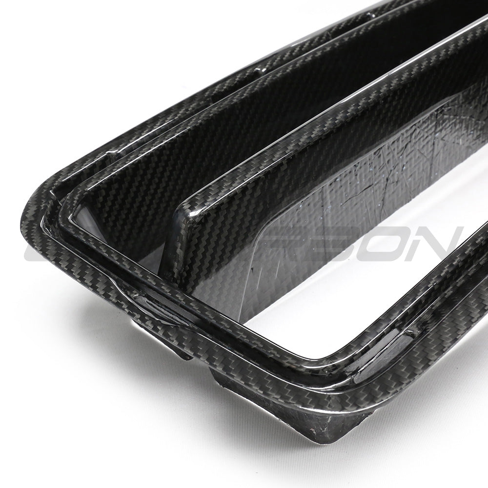 BMW G87 M2 carbon fibre front grille accessory by CT Carbon, showcasing the sleek, lightweight design of the grille.