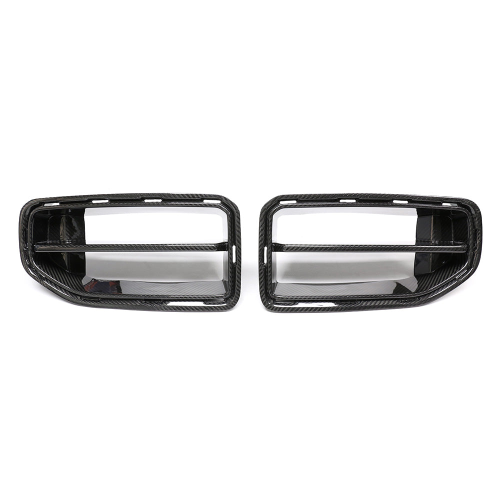 BMW G87 M2 Carbon Fibre Front Grille by CT Carbon, showcasing lightweight, high-quality carbon fibre design for performance and style.