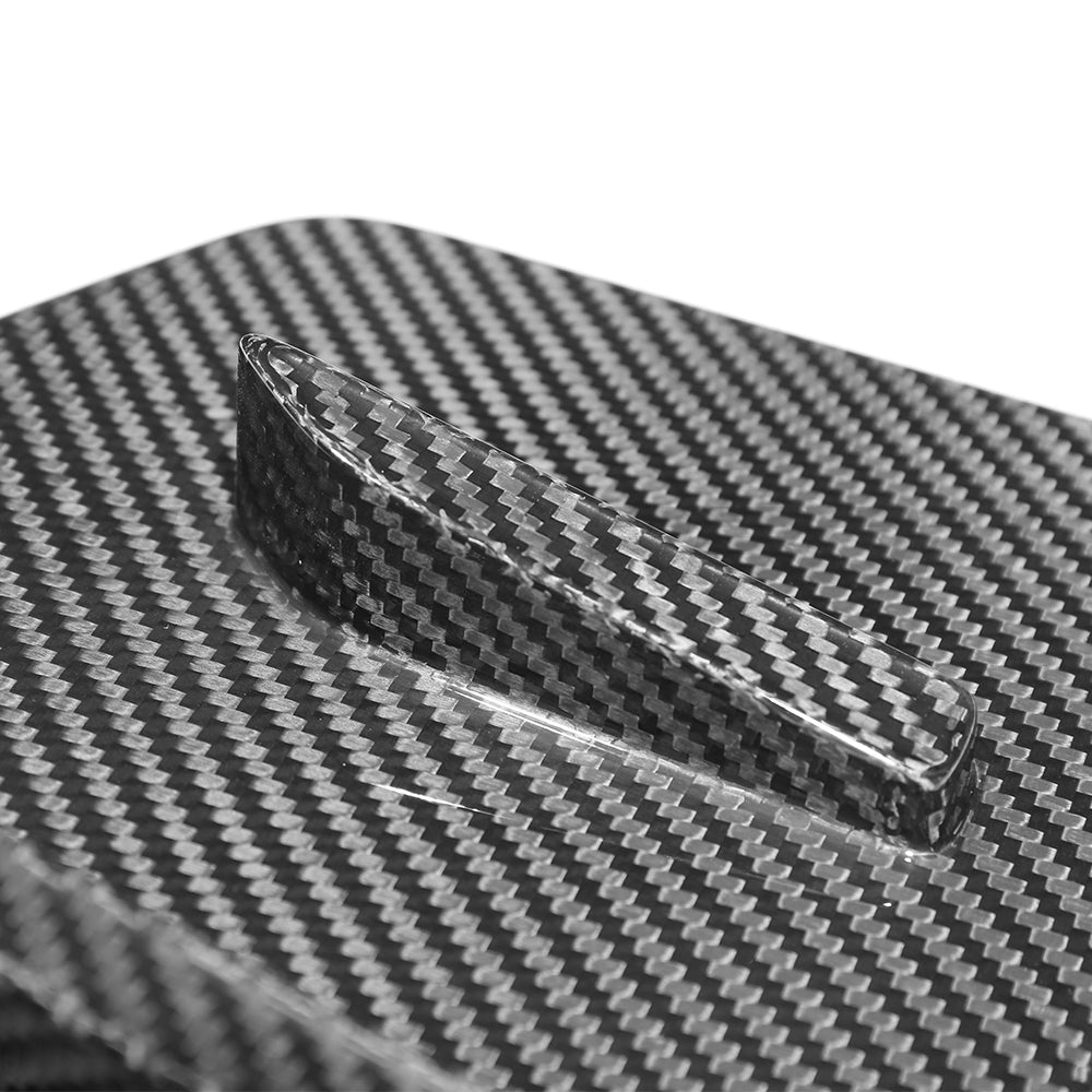 BMW G87 M2 carbon fibre side skirts by CT Carbon, V2 style, showcasing sleek, lightweight aerodynamic design.