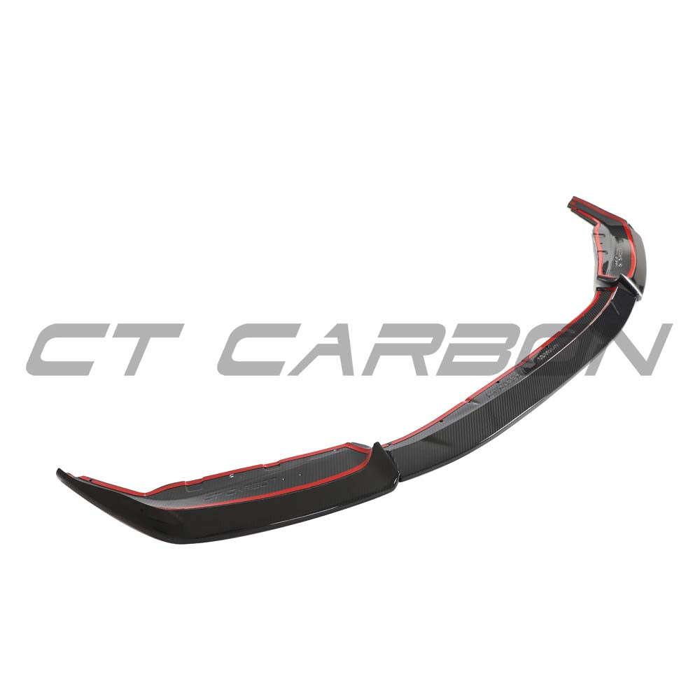 BMW G87 M2 CT Design carbon fibre kit, including splitter, showcasing sleek, lightweight carbon fibre components for the full car upgrade.