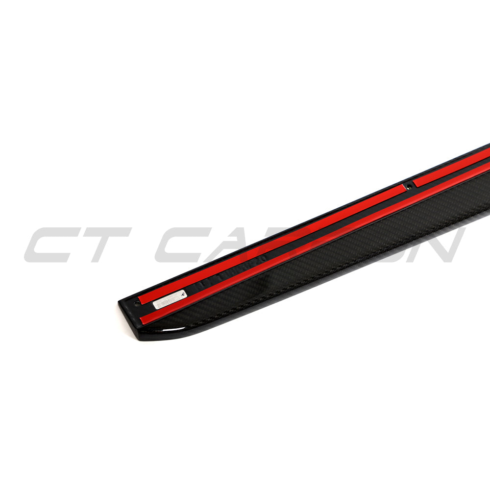 BMW G87 M2 full carbon fiber kit by CT Carbon, showcasing lightweight carbon fiber components on the car's exterior.