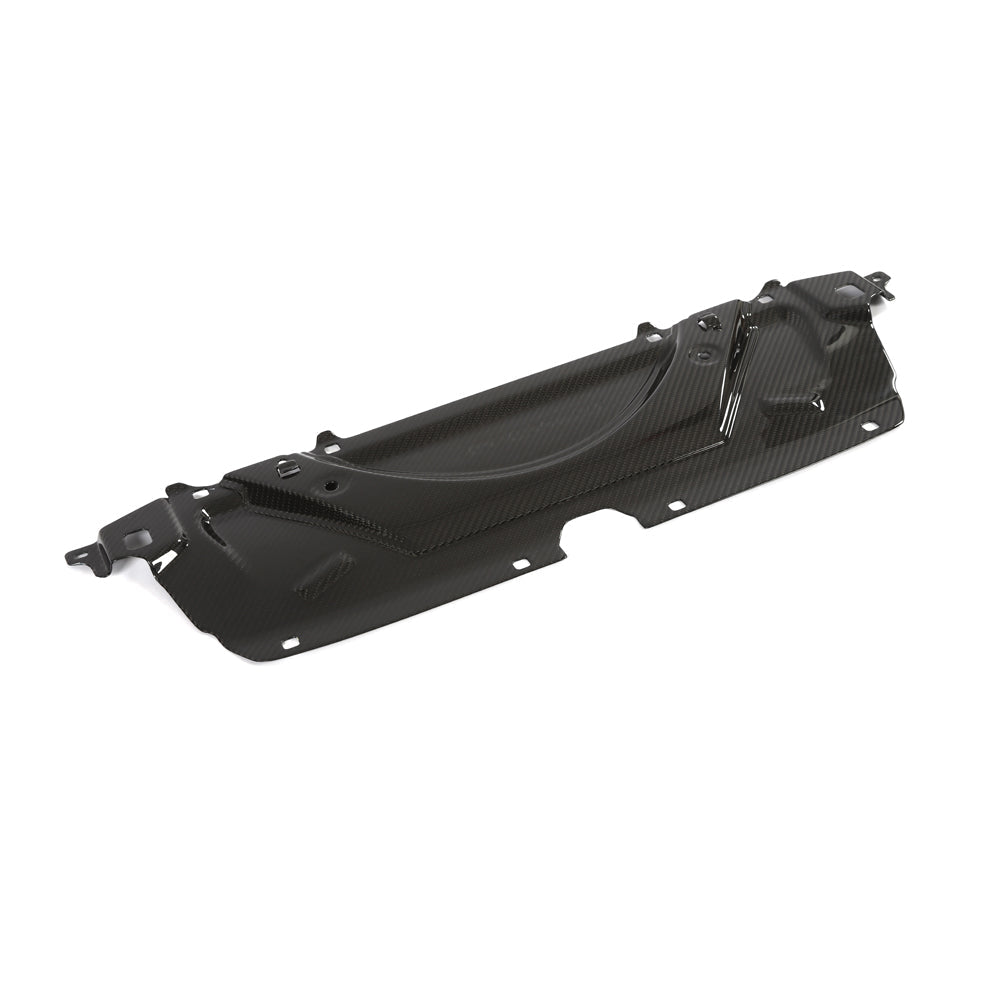 BMW G90 G99 M5 2024 carbon fibre slam panel accessory by CT Carbon, showing sleek, lightweight carbon fibre with detailed branding.