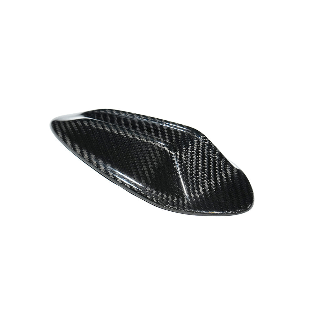 BMW Gxx G42 G80 G82 G20 G22 G87 carbon fibre antenna cover by CT Carbon, showcasing sleek, lightweight design for vehicle accessories.