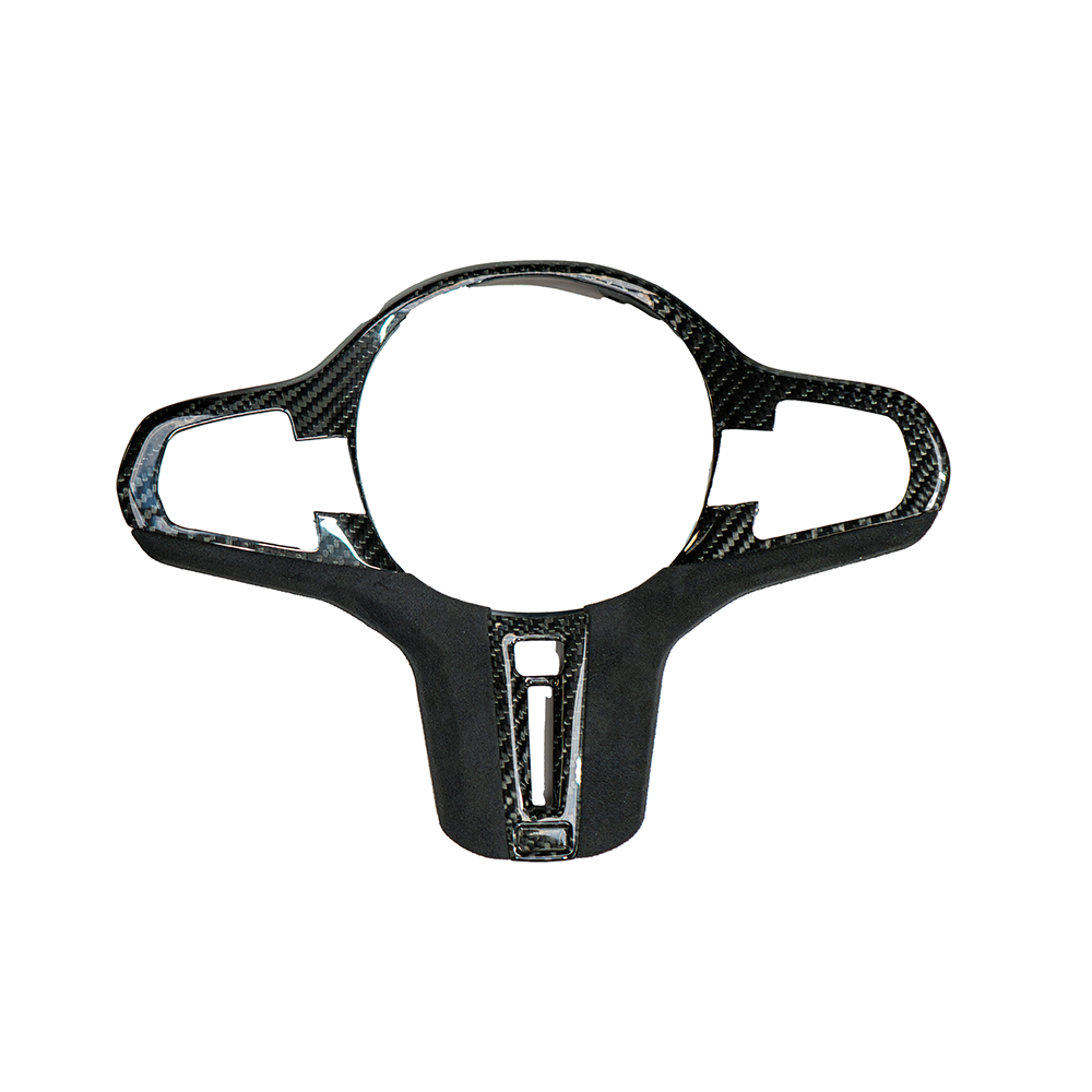 BMW Gxx M series carbon fiber steering wheel trim with heating feature, designed for pre-LCI models by CT Carbon.
