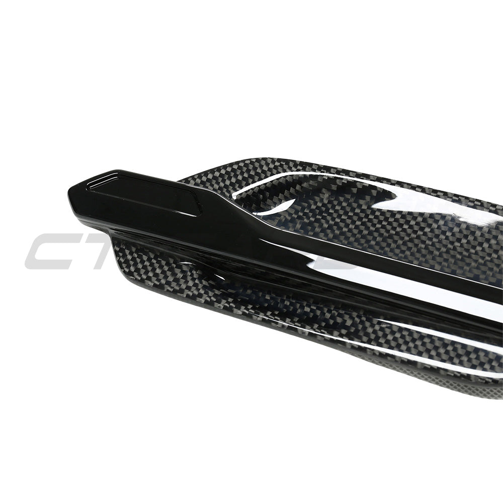BMW M2 F87 carbon fiber side vents by CT Carbon, sporty accessories with sleek, lightweight carbon fiber design visible in the image.