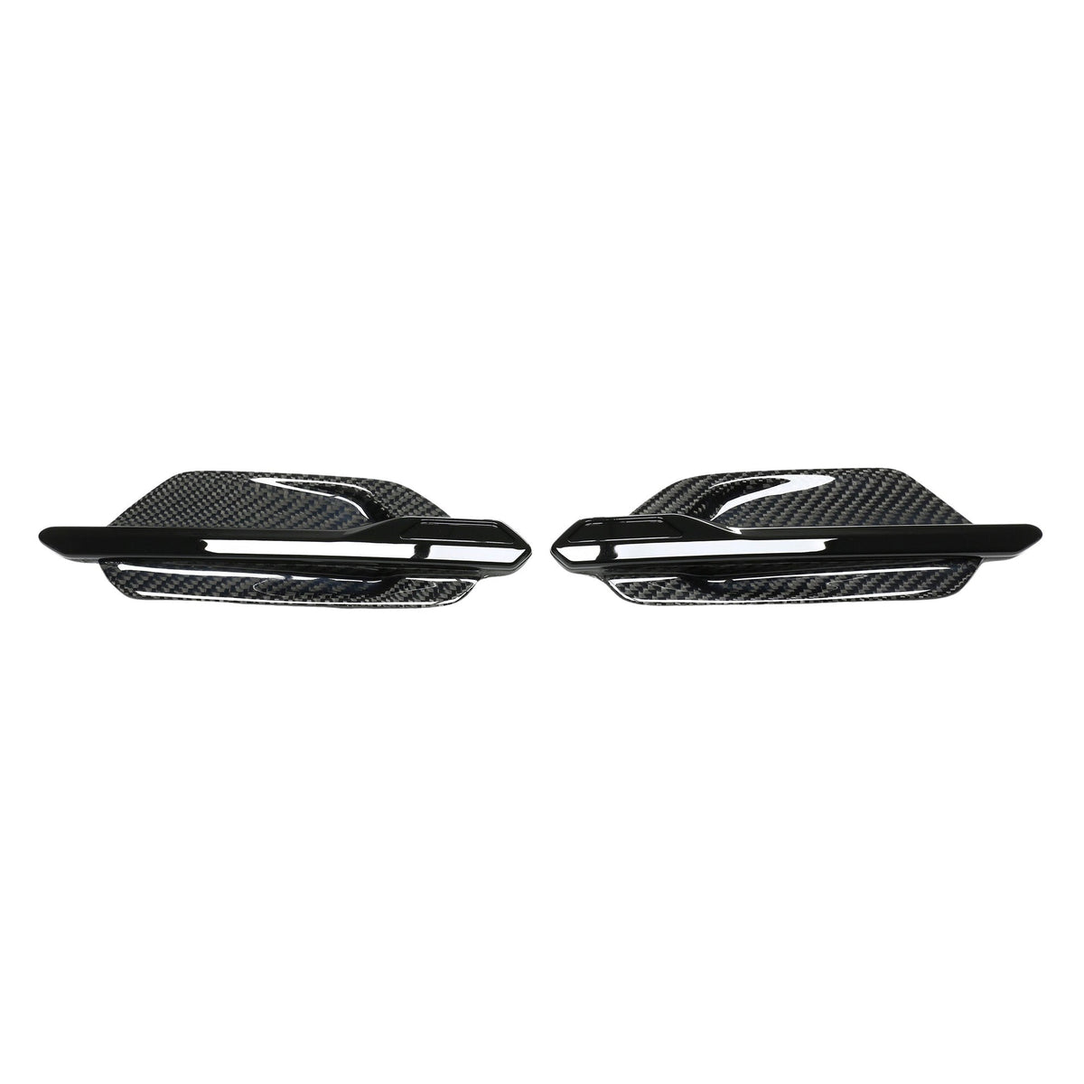 BMW M2 F87 carbon fiber side vents by CT Carbon, automotive accessories enhancing sporty exterior styling.