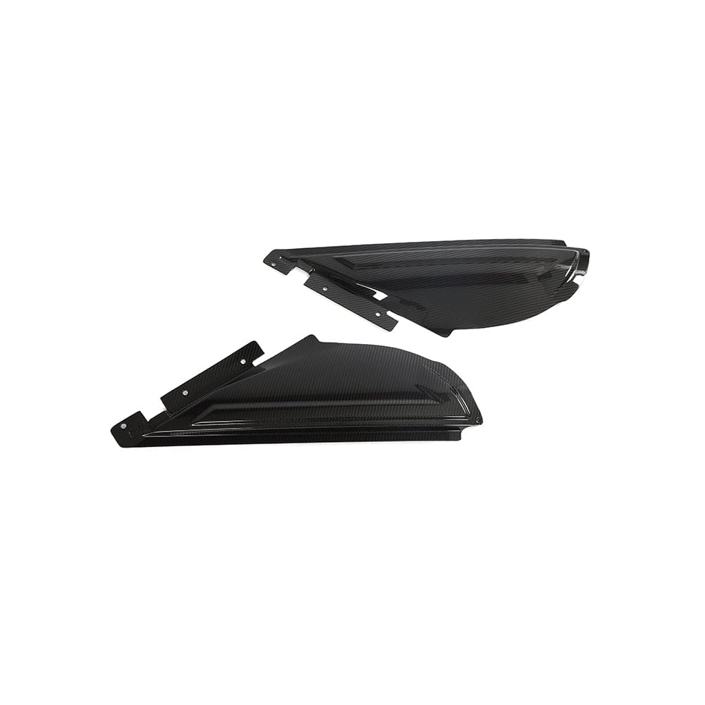 BMW M2 M3 M4 G87 G80 G81 G82 G83 carbon fiber air intake cover by CT Carbon, showcasing sleek lightweight engine accessory.