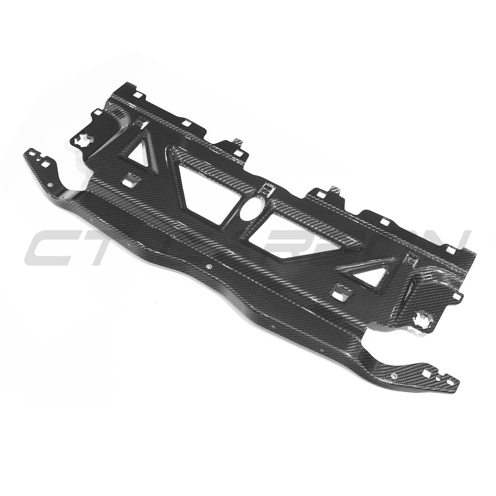 BMW M2 M3 M4 G87 G80 G81 G82 G83 carbon fibre slam panel replacement by CT Carbon, showing the lightweight, textured panel.