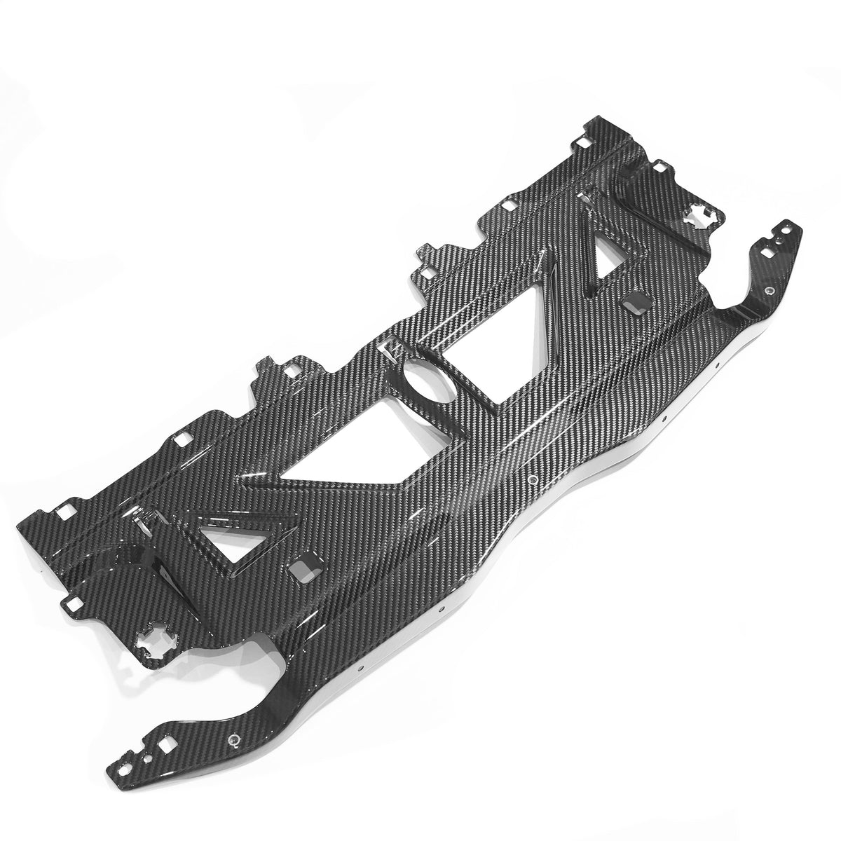 BMW M2 M3 M4 G87 G80 G81 G82 G83 carbon fibre slam panel replacement accessory by CT Carbon, showing sleek carbon fibre detail.