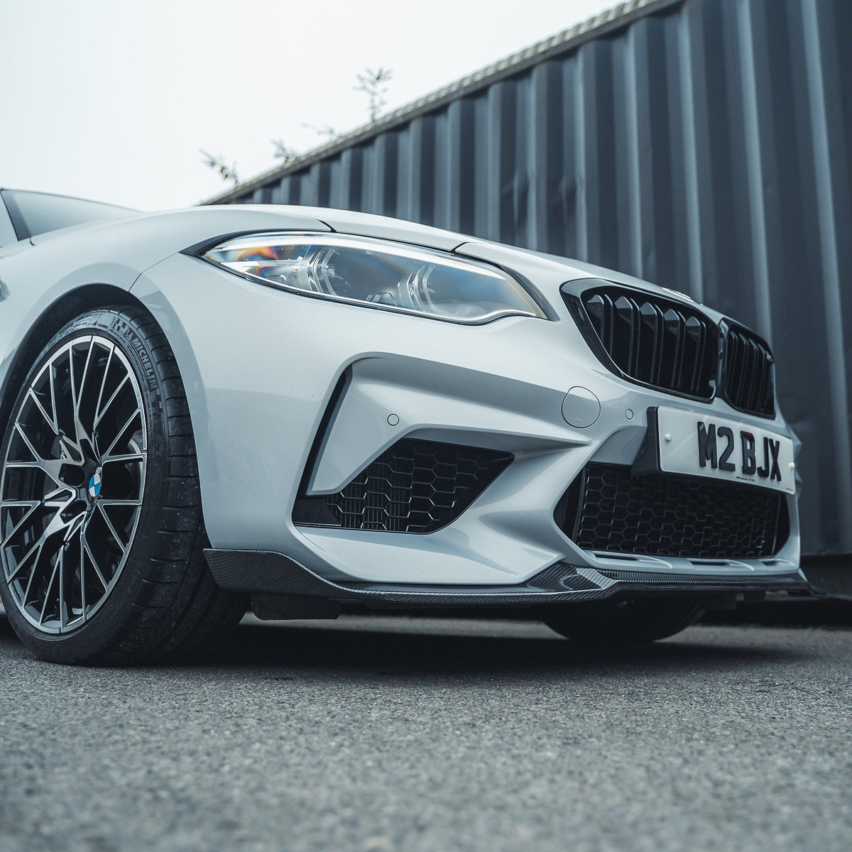 BMW M2C F87 full carbon fibre kit by CT Carbon, including exterior components with a sleek carbon fibre finish.
