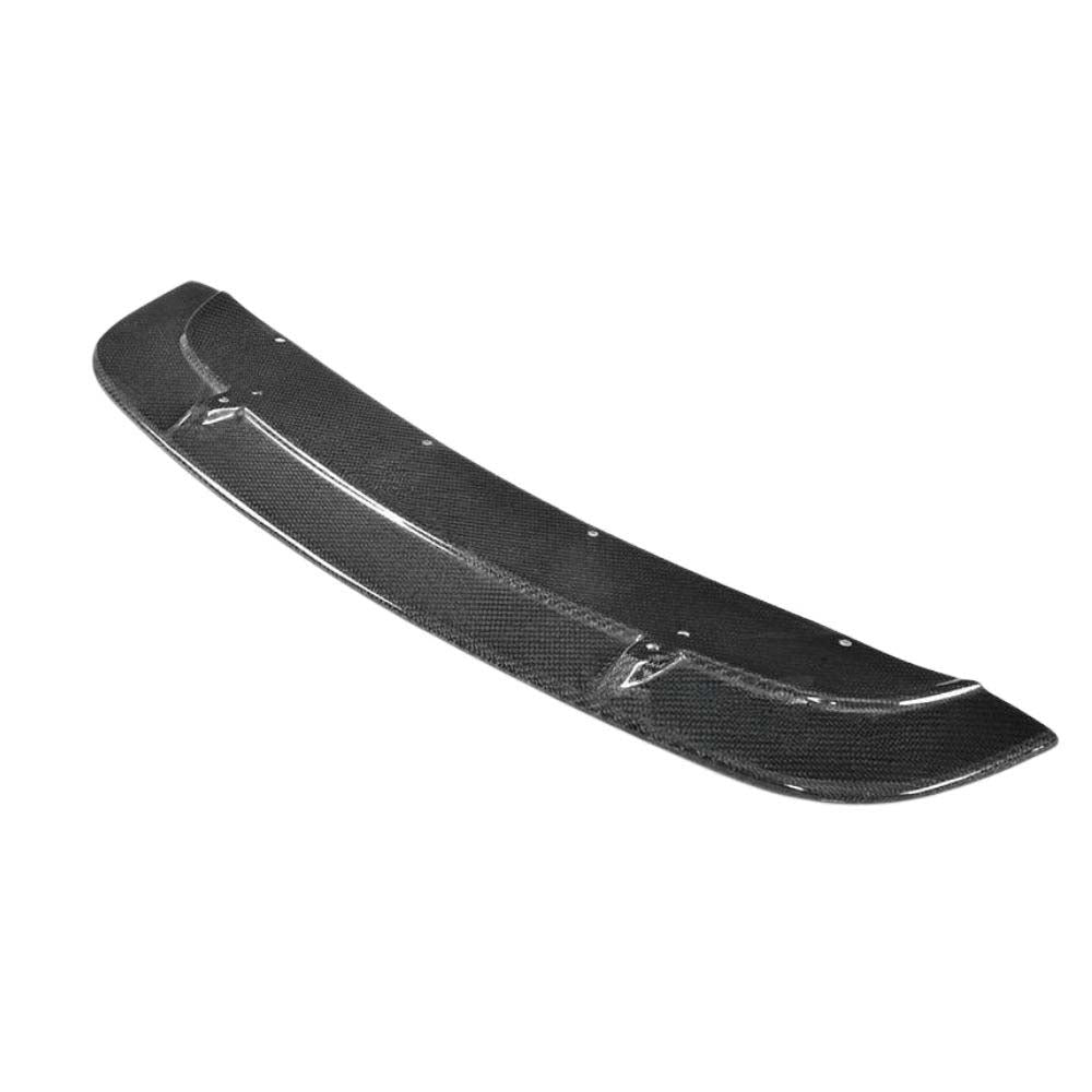 BMW M2/M2C F87 carbon fibre middle splitter by CT Carbon, featuring sleek V5 design, mounted on the car's front bumper.