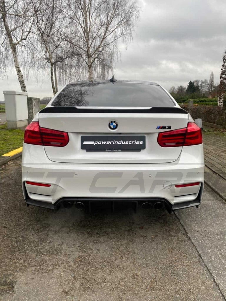 BMW M3 F80 full carbon fiber kit by CT Carbon, featuring lightweight carbon fiber components on a sporty M3 F80 model.