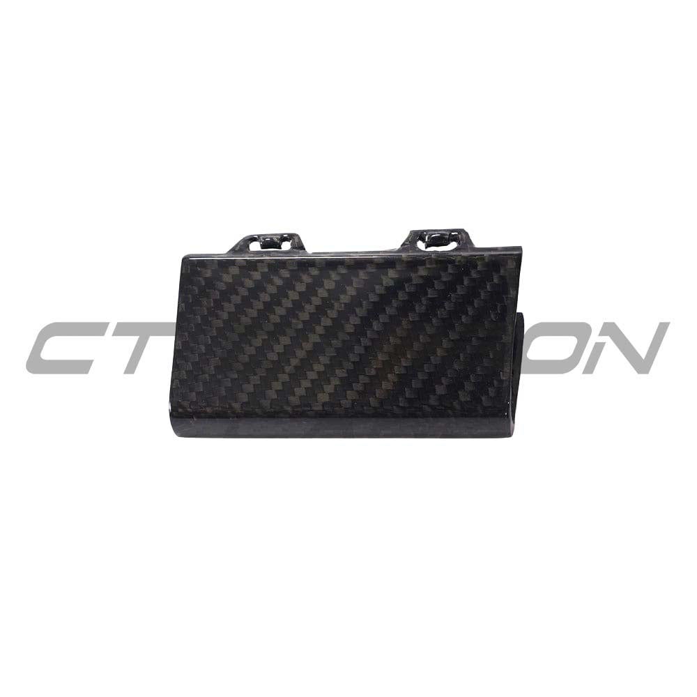 BMW M3 G80 G81 CT Carbon fiber diffuser V1, showcasing sleek carbon fiber design and aerodynamic features.