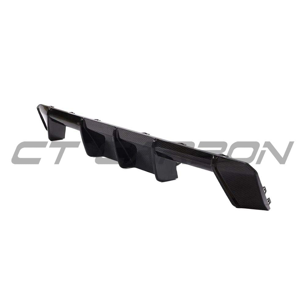 BMW G80 M3 carbon fibre kit by CT Carbon, featuring a diffuser and full exterior carbon fibre components.