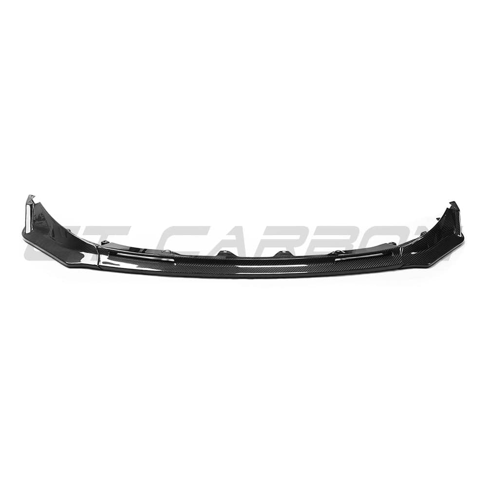 BMW M3 M4 G80 G82 G83 carbon fiber front end pack by CT Carbon, featuring aerodynamic design and carbon fiber accents.