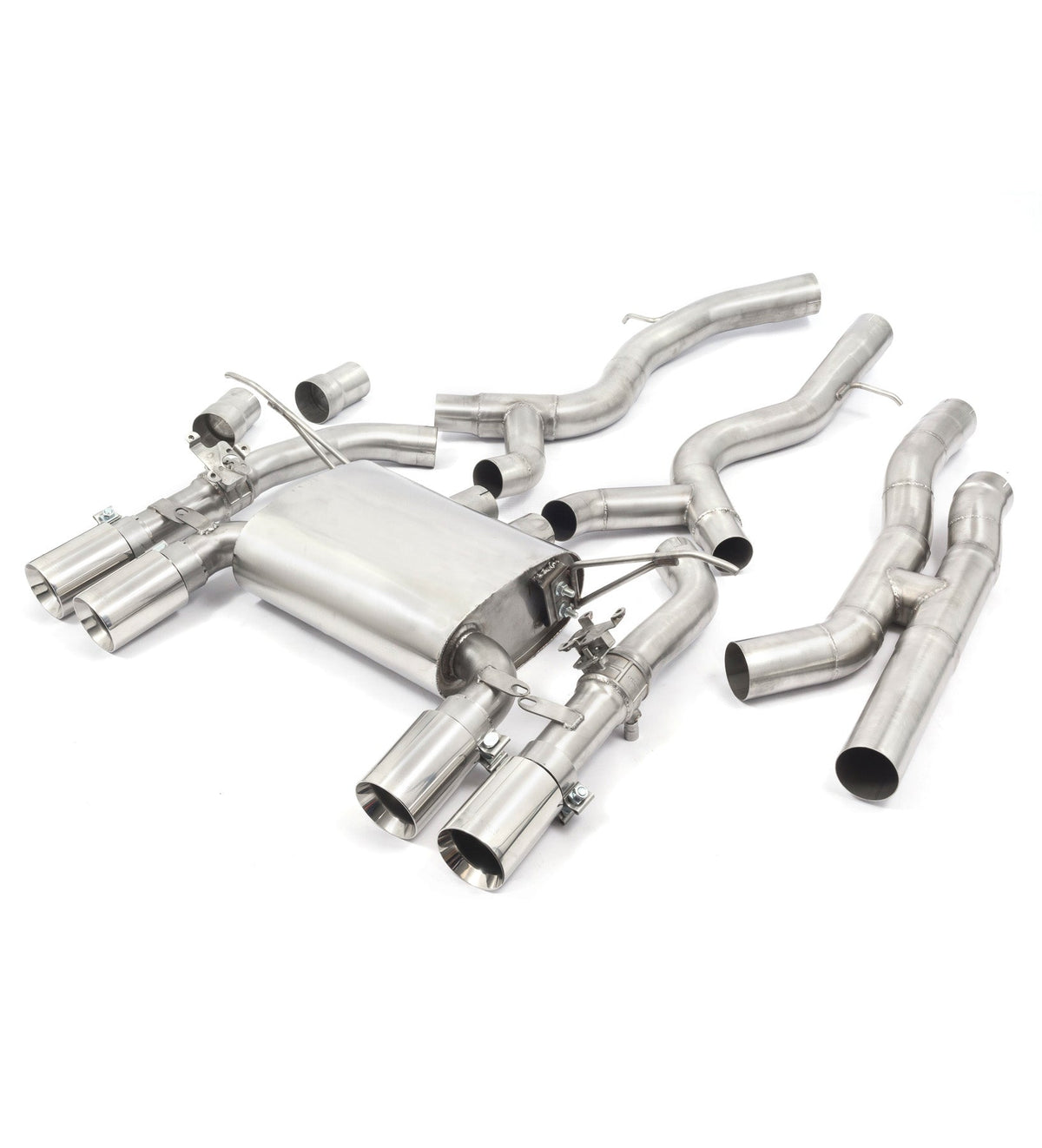 Cobra Sport BMW M4 F82 coupe secondary GPF/OPF back exhaust with 3-inch valved performance exhaust system.