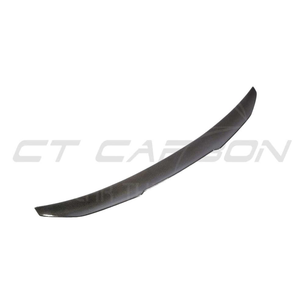 BMW G30 5 Series 2016-2023 CT Carbon fiber kit, featuring a carbon fibre spoiler ducktail with PS style for enhanced sporty look.