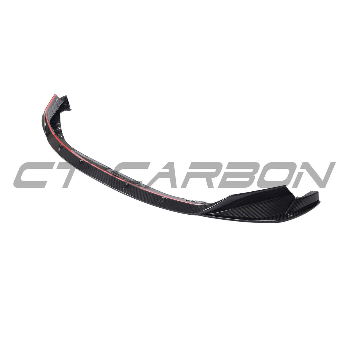 BMW G80 M3 full carbon fibre kit by CT Carbon, featuring V10-style splitter and aerodynamic enhancements, shown on the car.