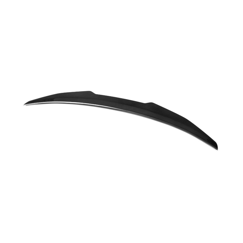 BMW X6 F16/X6M F86 carbon fibre mid spoiler by CT Carbon, showing sleek aerodynamic design on the car's rear.