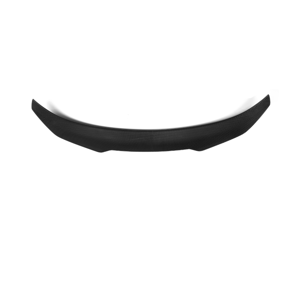 Carbon fiber mid spoiler for BMW X6/X6M F16/F86 2014-2019 by CT Carbon, showing sleek aerodynamic design on the vehicle.