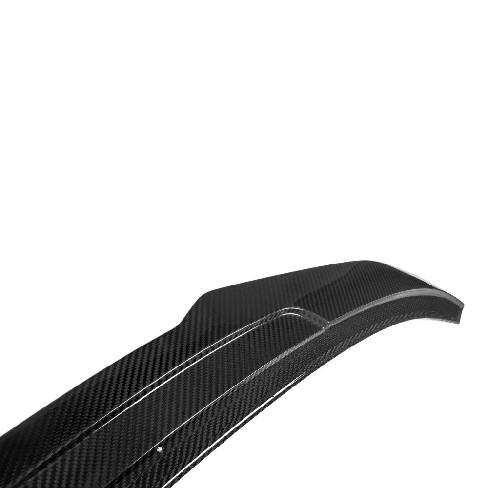 BMW X6 F16/X6M F86 carbon fibre mid spoiler by CT Carbon, showing sleek, aerodynamic design on a 2014-2019 model.