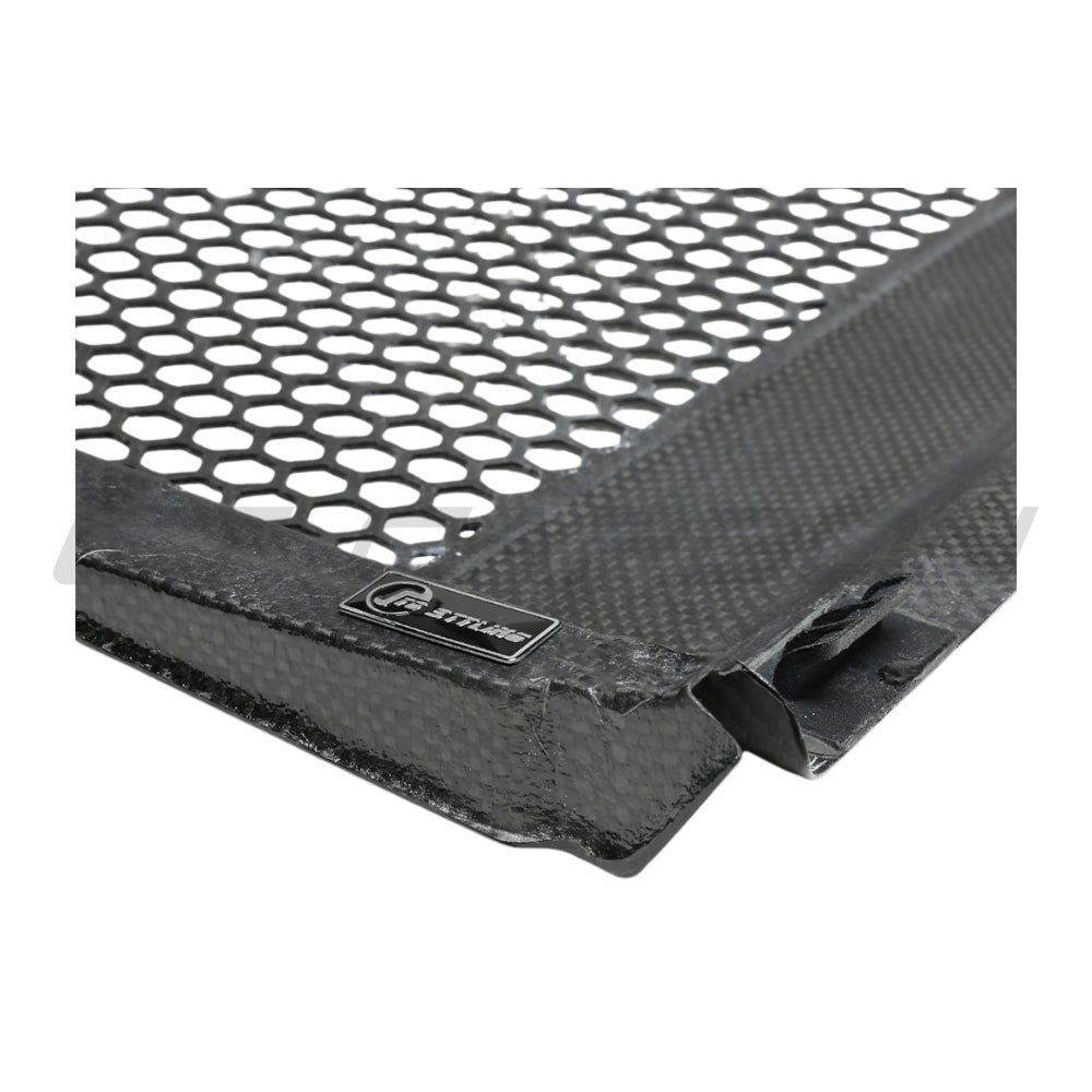 BMW M2 M3 M4 G87 G80 G81 G82 G83 Carbon Fibre Engine Bay Upper Trim by CT Carbon, LHD, sleek black finish.