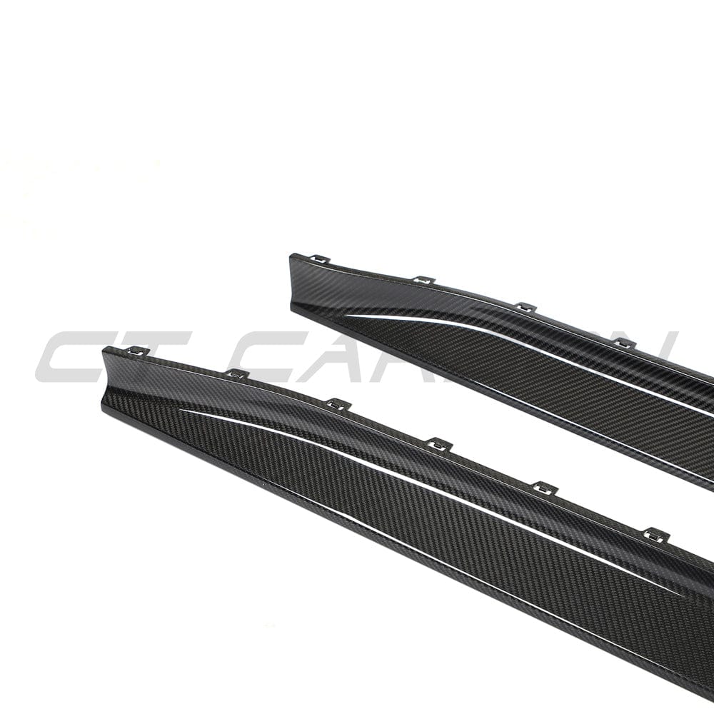 BMW G80 M3 CT Carbon full carbon fibre kit, V20 edition, featuring lightweight, high-quality carbon fibre components on the car.
