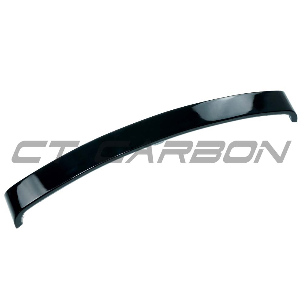 BMW G42 2 Series 2021+ CT Carbon gloss black roof spoiler on a vehicle, showcasing sleek aerodynamic design.