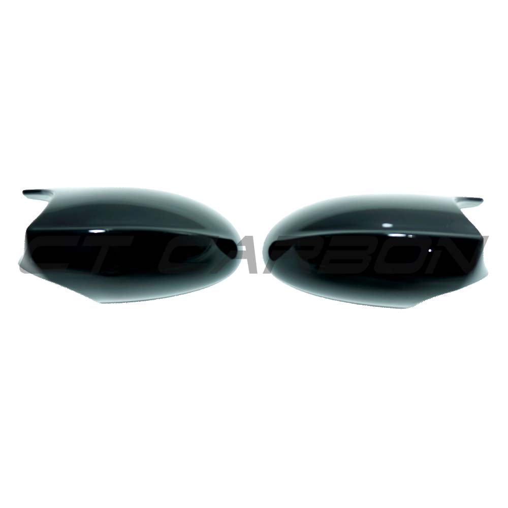 BMW 1 & 3 Series E82/E83/E87/E88/E90/E91/E92/E93 2011-2013 LCI CT Carbon gloss black mirror cap replacements