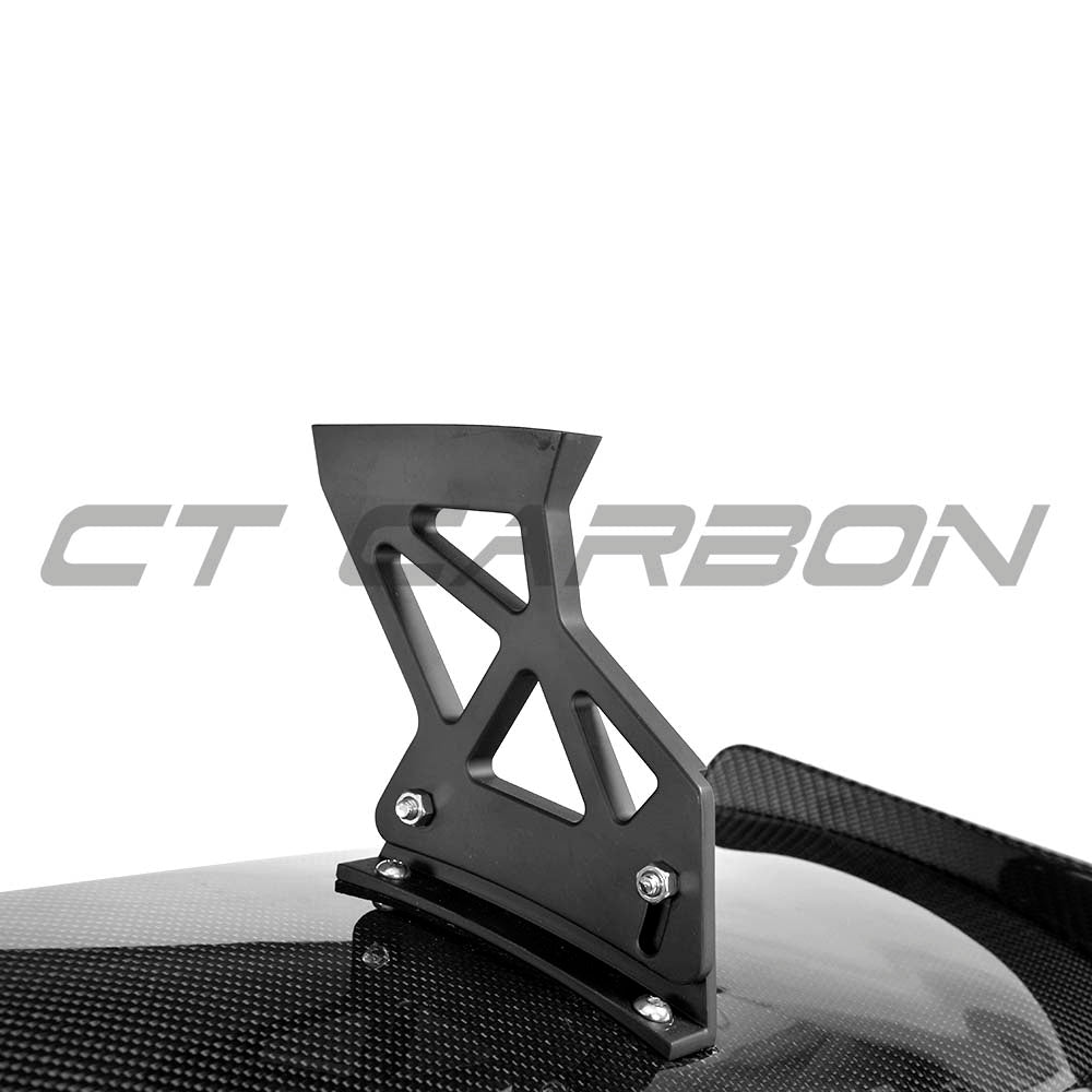 CT Carbon BMW M2/M3/M4 F80/F82/F87 carbon fibre spoiler V3, sleek aerodynamic car spoiler installed on sporty BMW models.