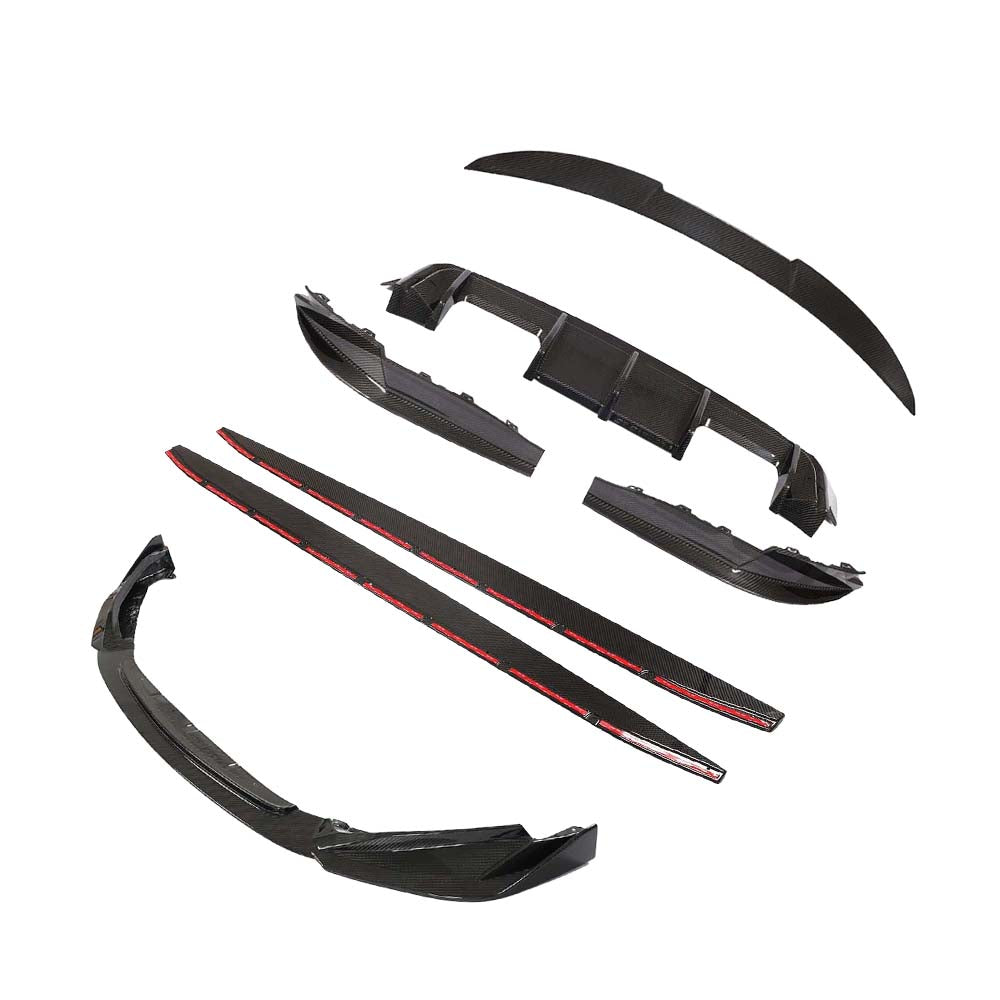 BMW G82 M4 full carbon fibre kit by CT Carbon, showcasing lightweight, high-performance carbon components for the vehicle.