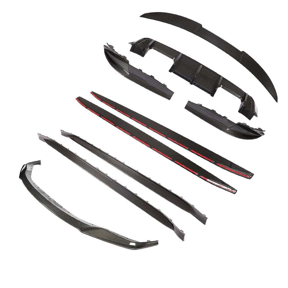 BMW G82 M4 full carbon fibre kit V4 by CT Carbon, showcasing lightweight, high-performance carbon fibre car parts for the G82 M4.