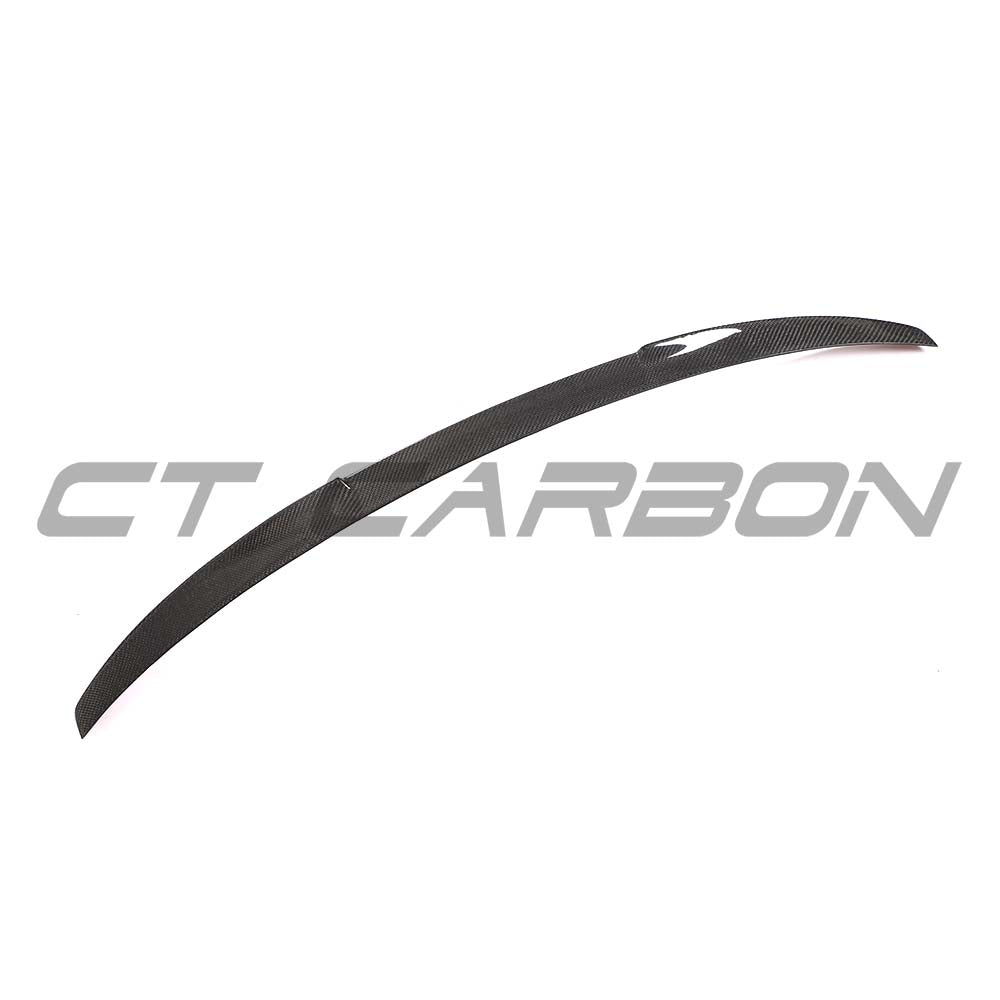 CT Carbon Audi RS3 8V saloon facelift full carbon fibre kit, showing detailed carbon fiber components on the car.