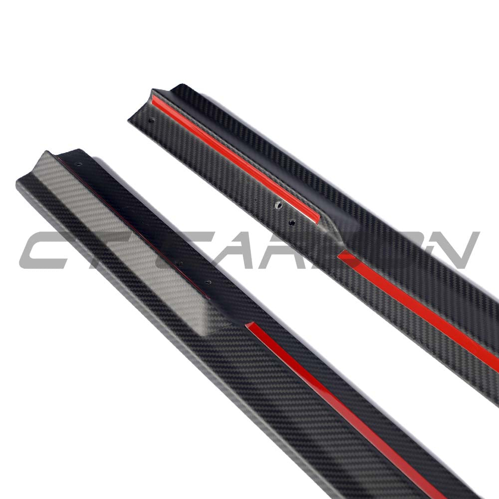 Audi RS6 C8 CT Design full matte carbon fiber kit, including front splitter, side skirts, and rear diffuser components.