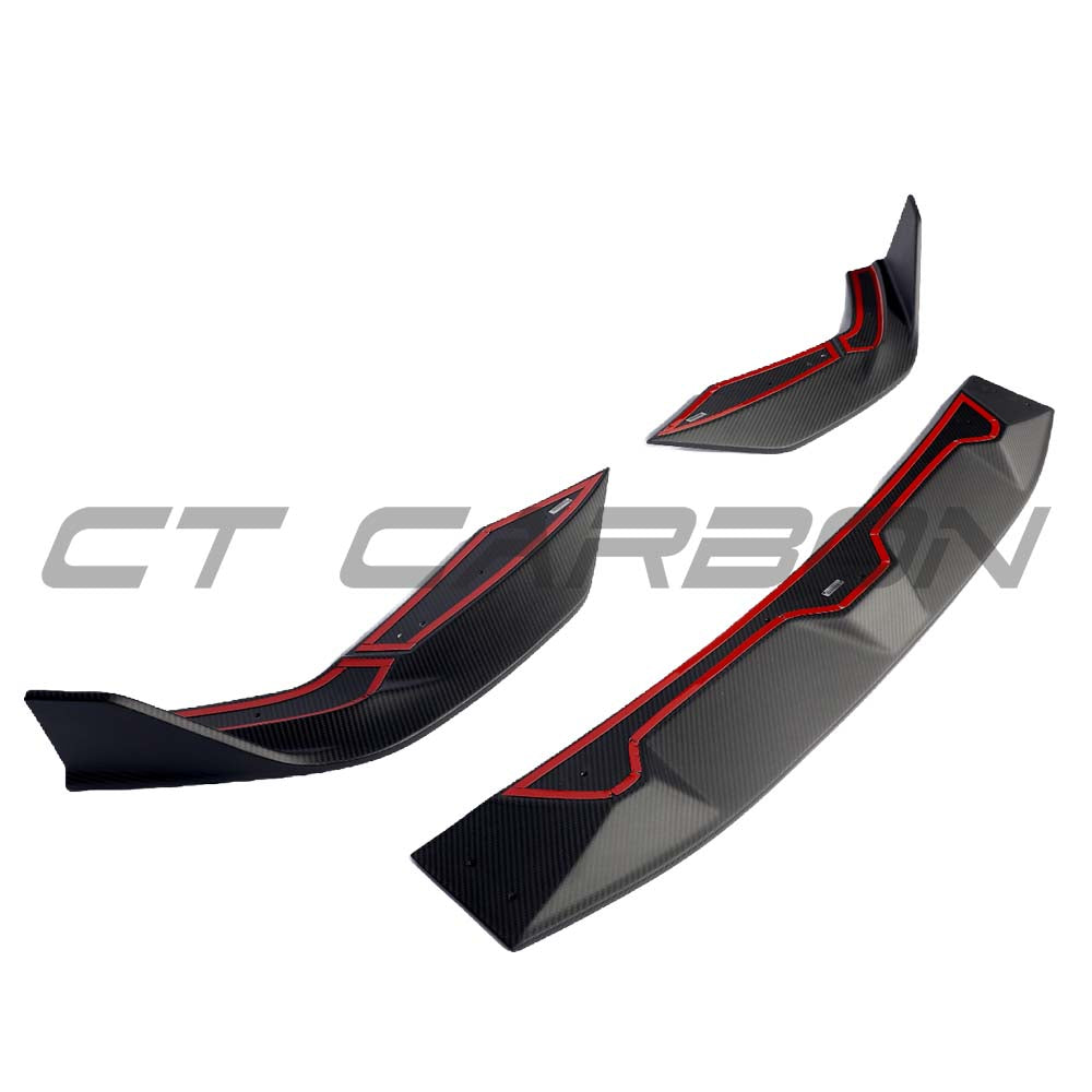Audi RS6 C8 full matte carbon fiber kit by CT Carbon, featuring sleek, lightweight carbon fiber components for enhanced style and performance.