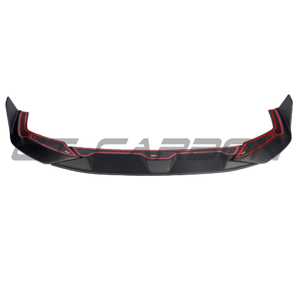 Audi RS6 C8 full matte carbon fiber kit by CT Carbon, featuring sleek, textured carbon fiber components on a vehicle.