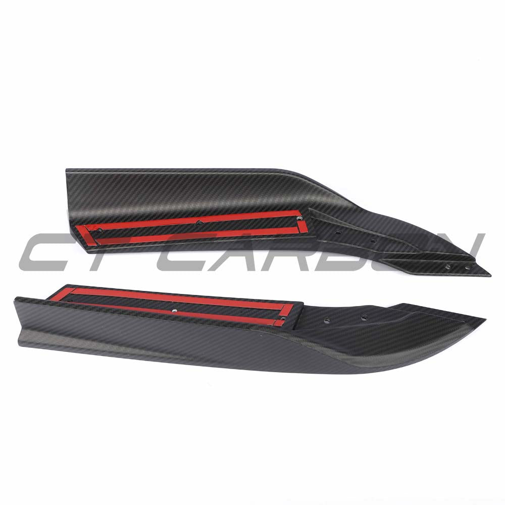 Audi RS6 C8 full matte carbon fiber kit by CT Design, featuring various carbon fiber components on a vehicle.