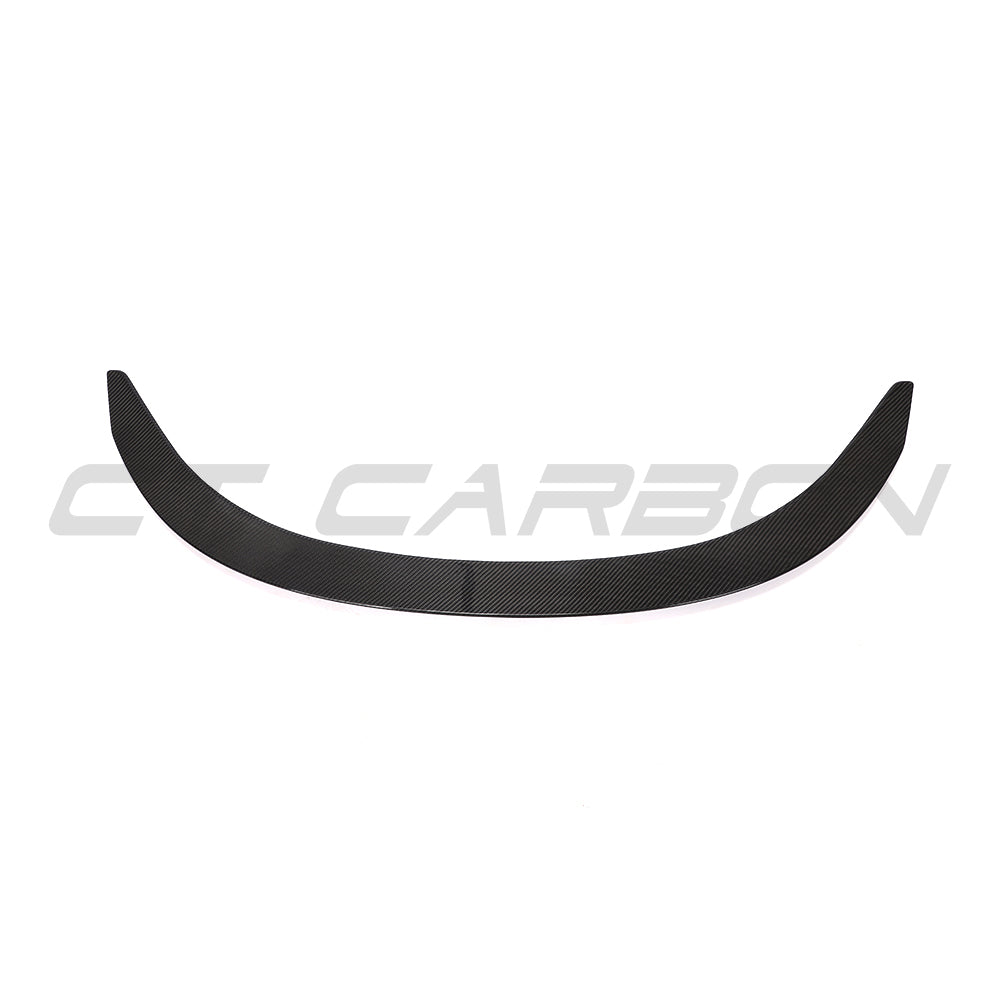 BMW 8 Series M8 G15 F92 carbon fibre spoiler by CT Carbon, showing the sleek, aerodynamic design on the vehicle.