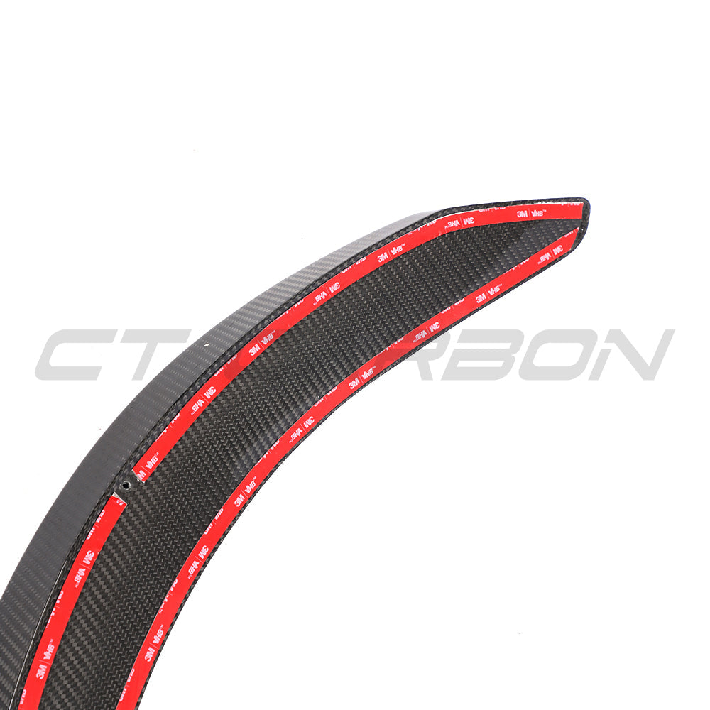 BMW 8 Series and M8 G15/F92 carbon fiber spoiler by CT Carbon, showcasing the sleek aerodynamic design for 2019-2025 models.