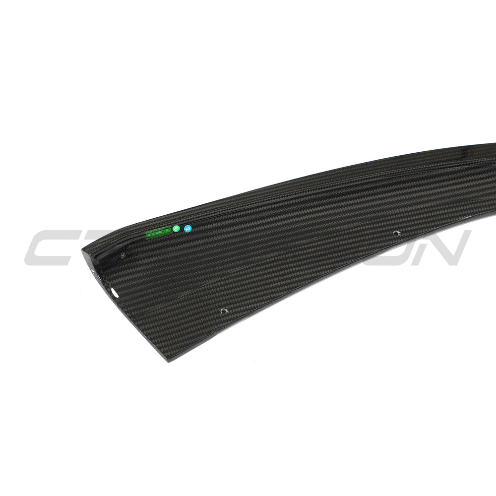 CT Carbon Porsche 911 (992.1) Carrera 2018-2024 carbon fiber diffuser, V2, showcasing sleek design and aerodynamic features.