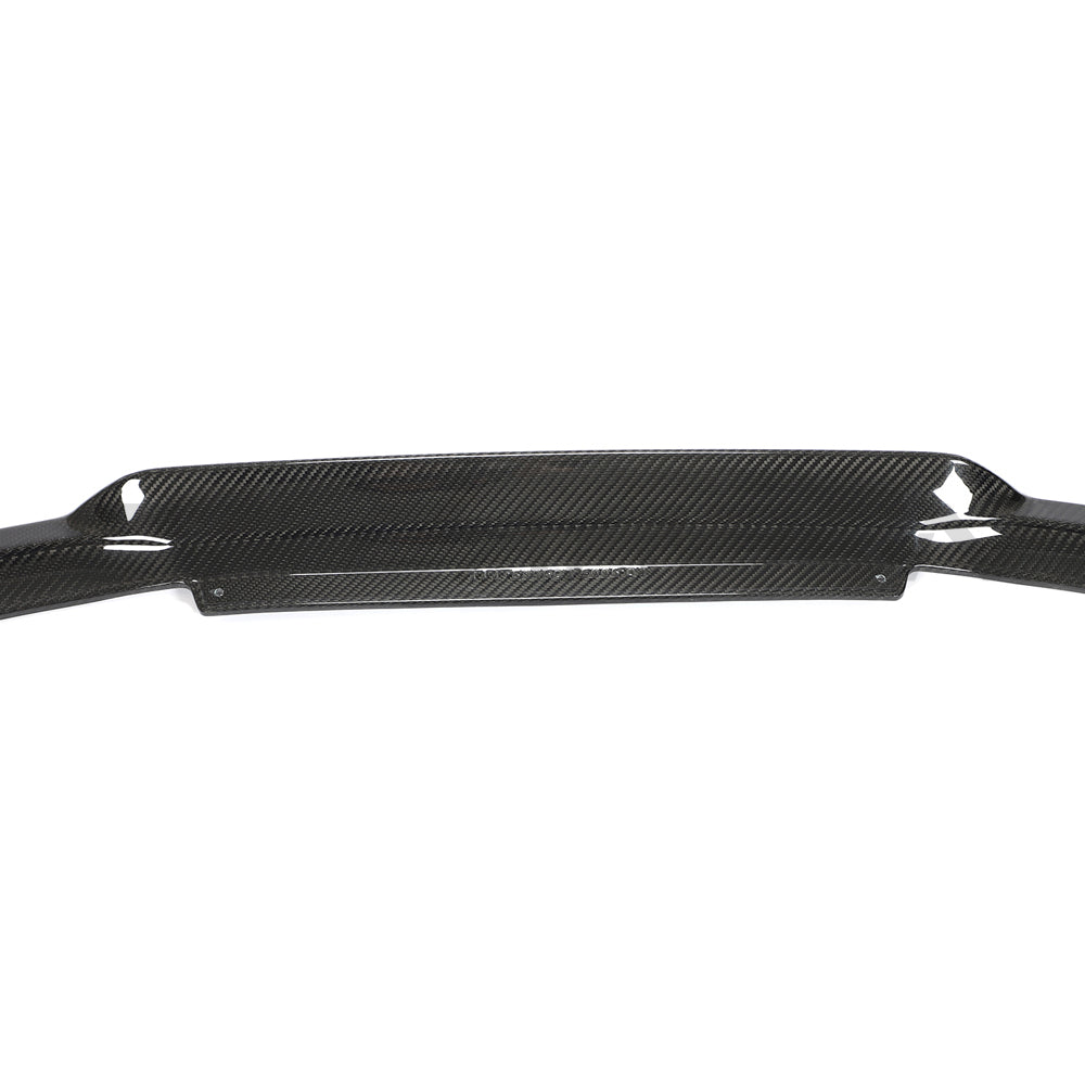 CT Carbon Porsche 911 (992.1) Carrera 2018-2024 carbon fibre diffuser V2, showing sleek aerodynamic design and textured carbon surface.