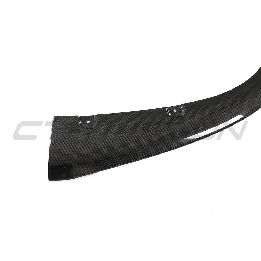 CT Carbon Porsche 911 (992.1) Carrera 2018-2024 carbon fibre diffuser, V2 model, showing sleek aerodynamic design.