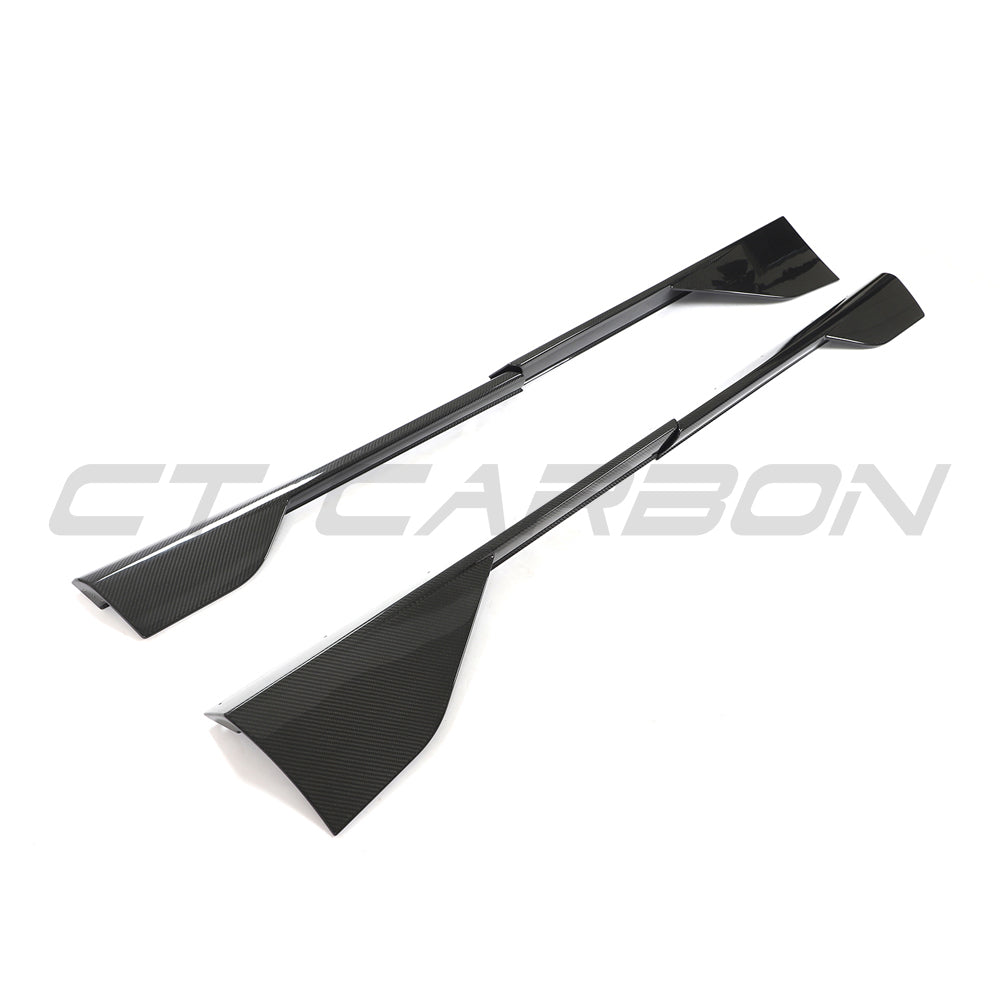 CT Carbon McLaren 570S full carbon fibre kit V2, showing detailed carbon fibre panels and aerodynamic components.