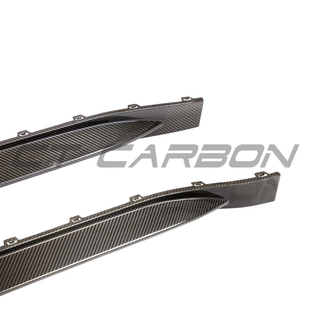 BMW G80 M3 full carbon fibre kit by CT Carbon, showing detailed views of the lightweight carbon fibre components.